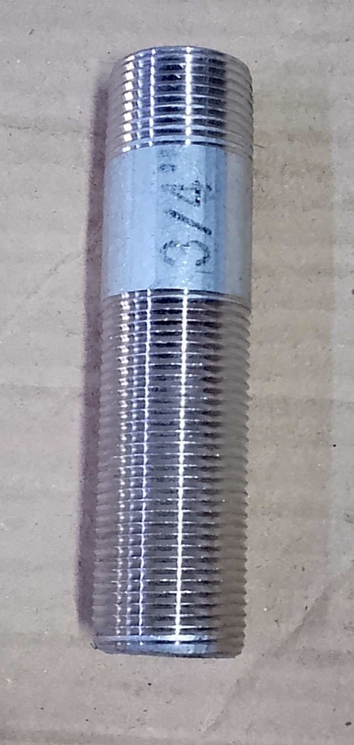 G I LONG NIPPLE 3/4